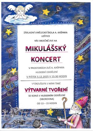 Mikulášský koncert a výtvarné tvoření