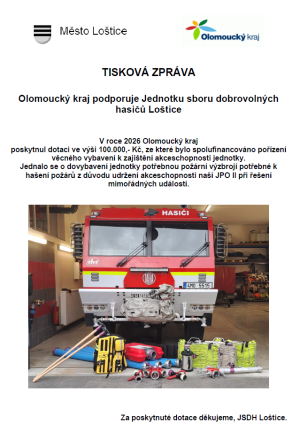 Tisková zpráva